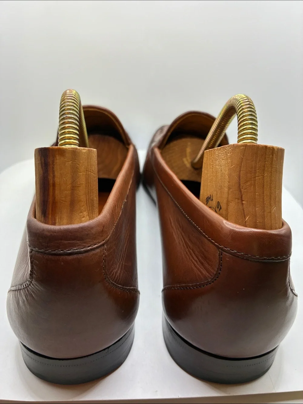 COLE HAAN MENS LEATHER WOAVEN CASUAL/ FORMAL TOSSEL DESIGN LOAFER
